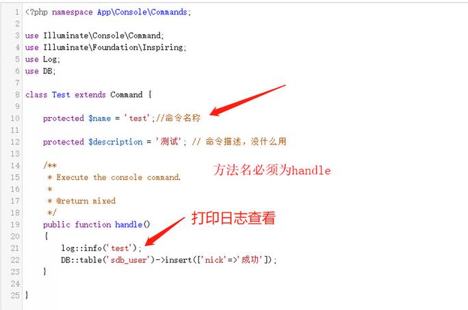 如何解决Laravel中调度执行任务时出现的错误？
