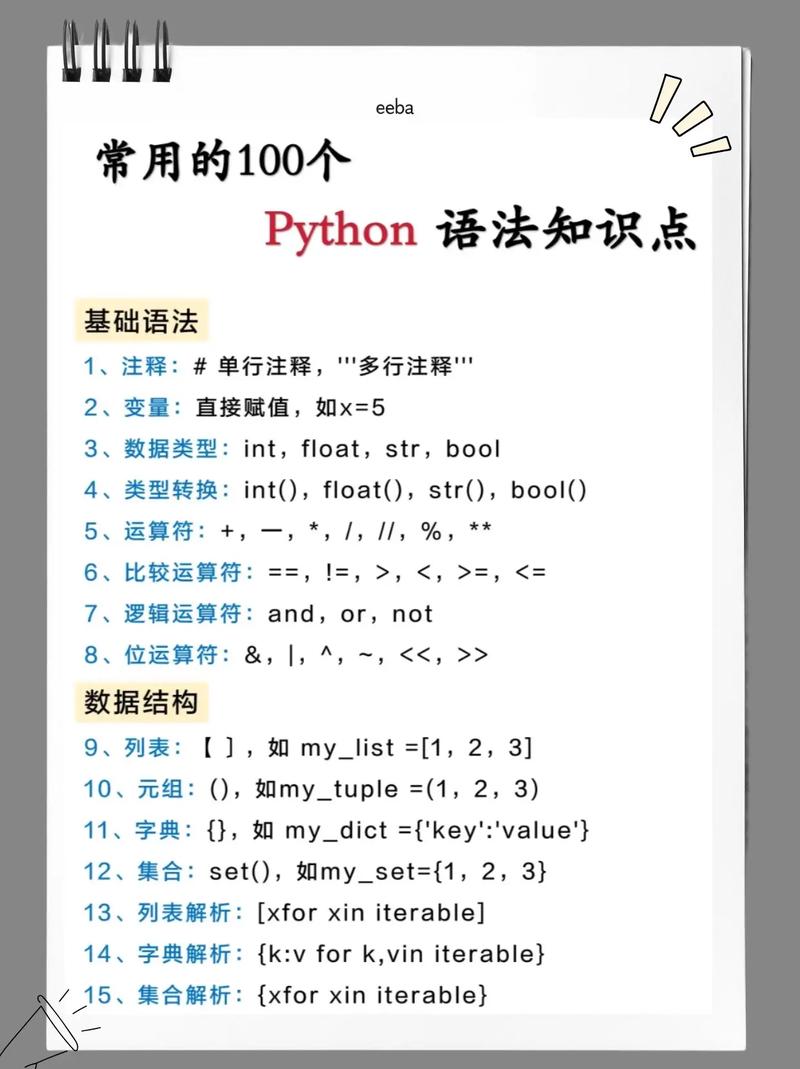 Python基础语法都有哪些内容？