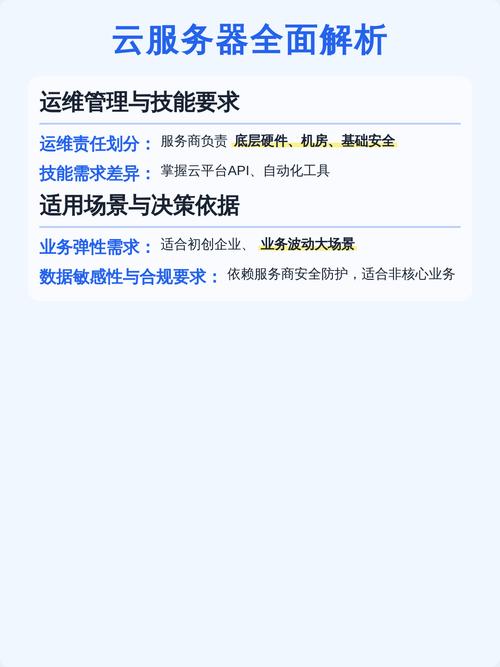 云主机与物理服务器的主要区别有哪些？