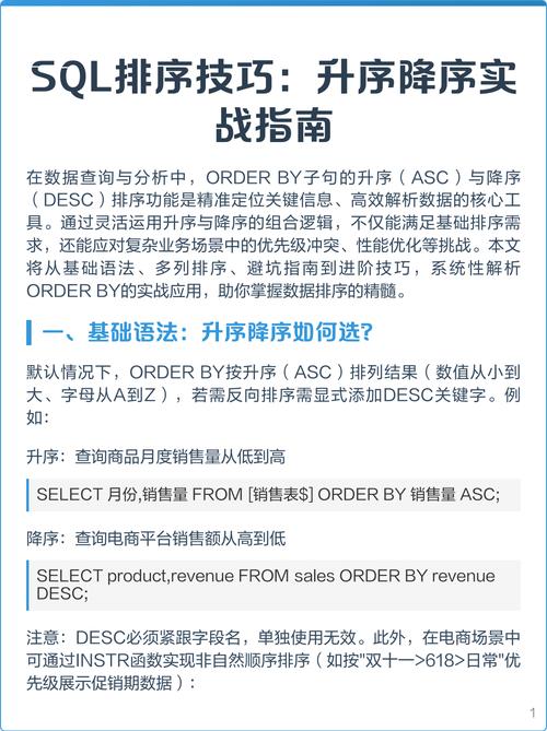 如何进行SQL基础查询与排序操作？