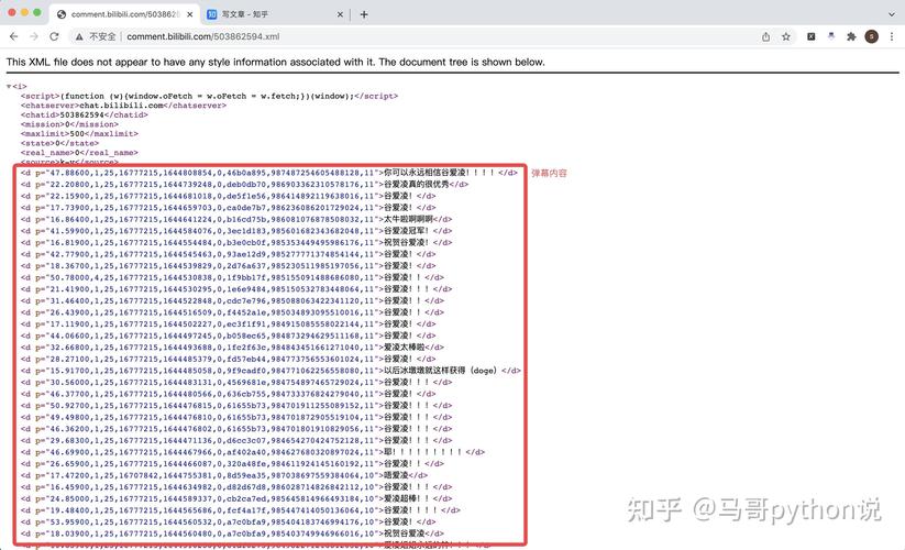 如何通过Python脚本在Bilibili上追踪特定弹幕的发送者？