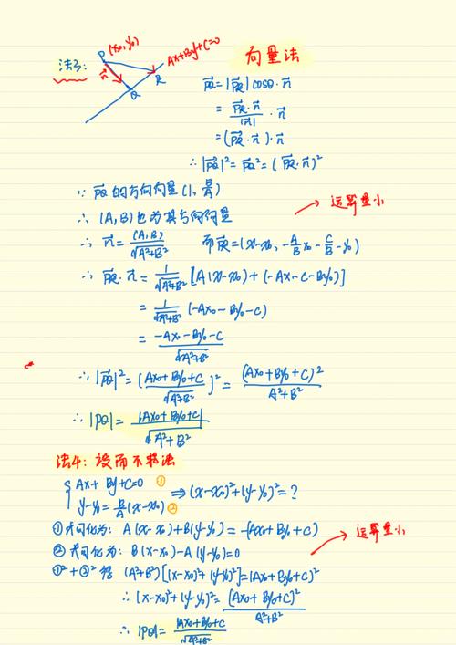 如何用Python编写代码计算平面内点到直线的距离？