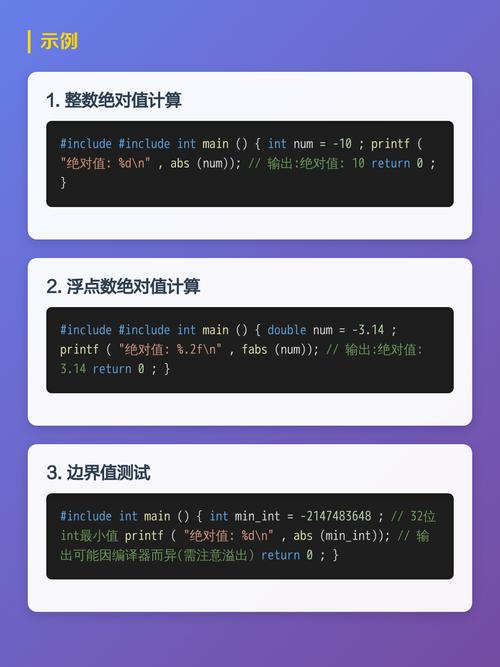 C语言中，abs()与fabs()区别何在？