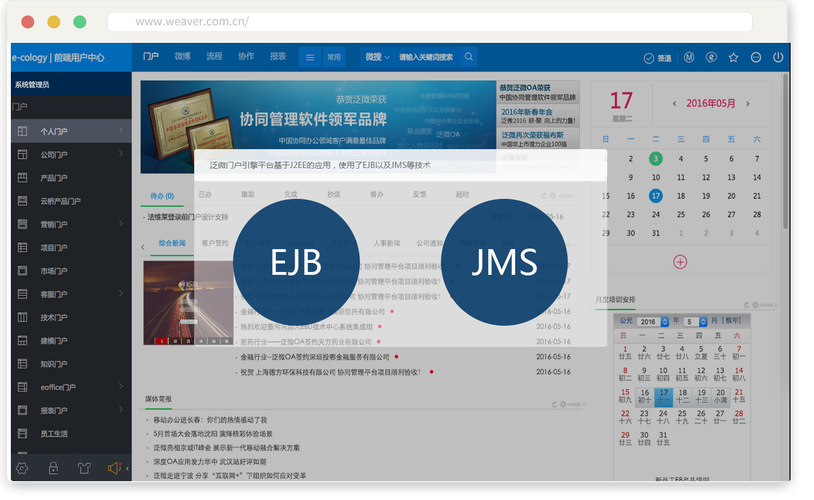 泛微OA后台数据库具体指哪些功能或概念？