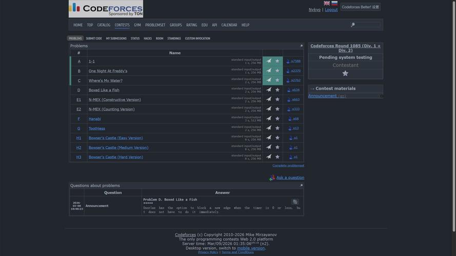 谁参加过CodeForces 765A Neverending competitions，还能持续挑战至今吗？