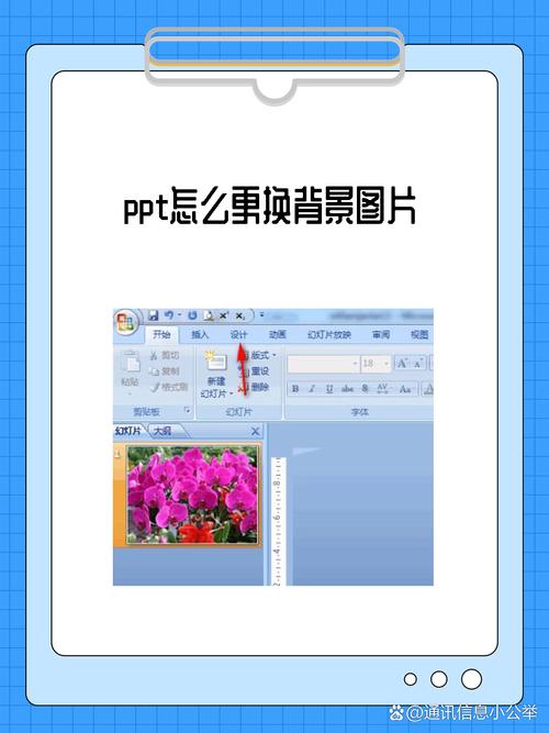 PPT背景图片设置在哪，如何更换背景图片？