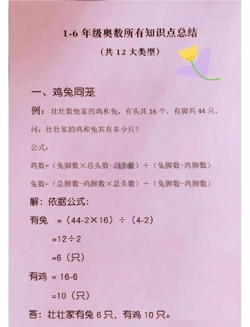 鸡兔同笼问题如何用数学公式解决？
