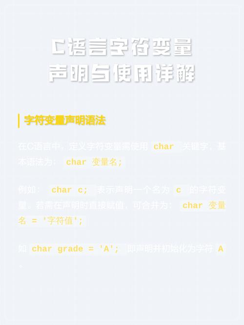 如何正确进行变量的定义与声明？