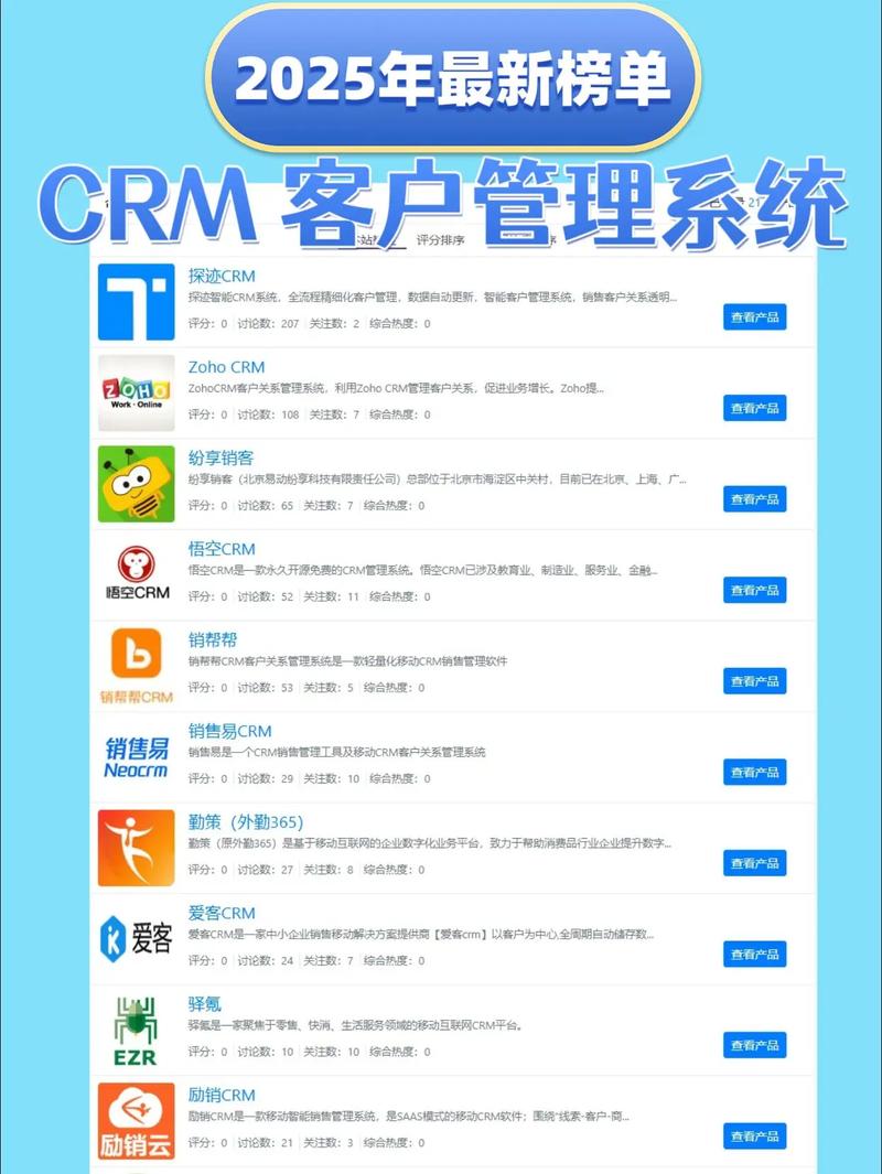 2025年，针对中大型企业，哪款CRM系统更适合长期稳定使用？