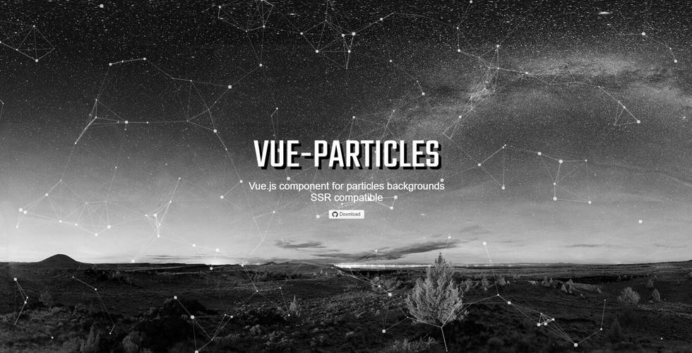 Vue项目中改写particles粒子背景效果为长尾词？