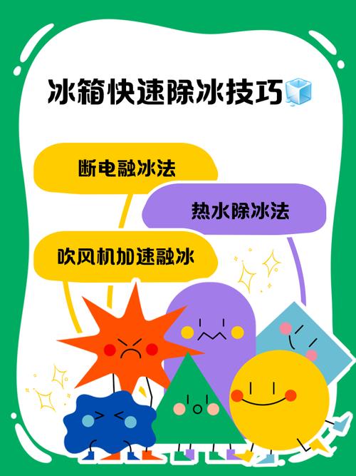 如何快速有效地去除冰箱里的冰霜？