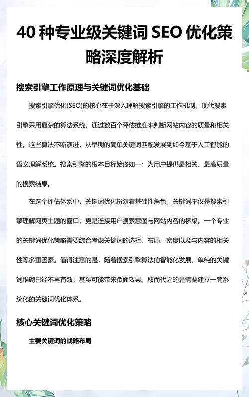 如何通过关键词优化和内容策略，成为SEO编辑领域的大师？