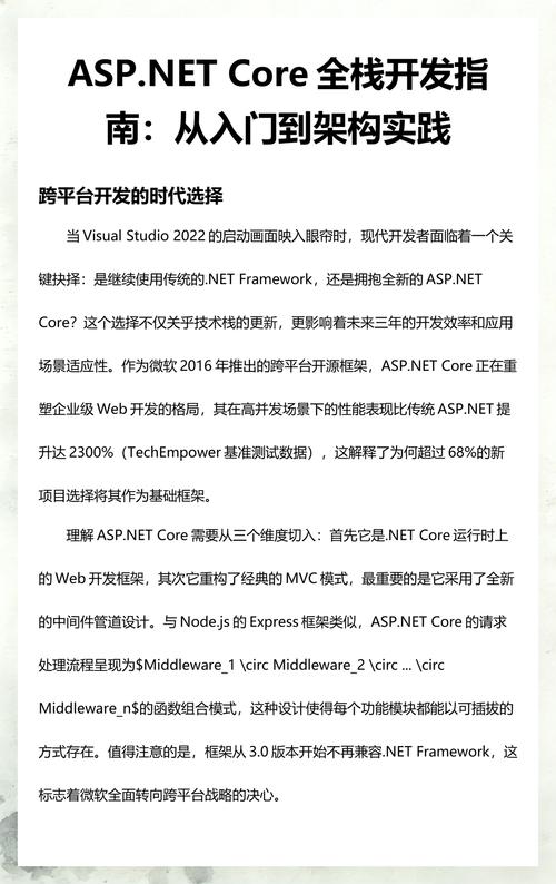 如何高效使用ASP.NET CORE进行企业级应用开发？