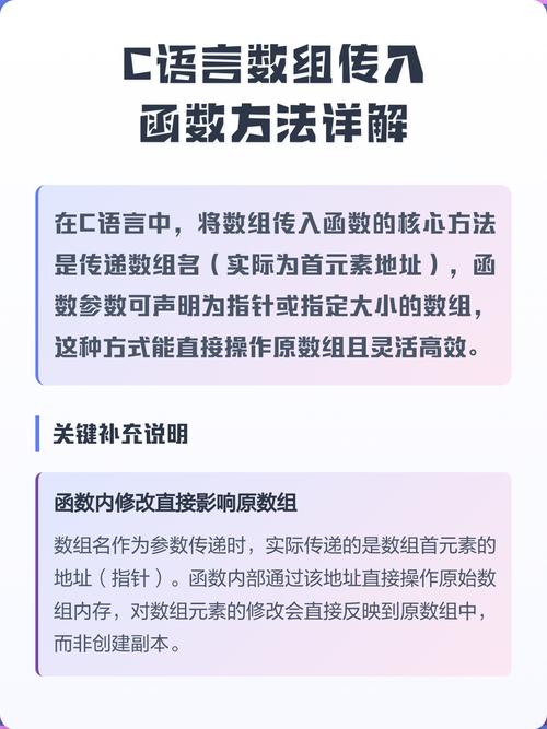 如何将C语言中的数组名作为函数参数传递？