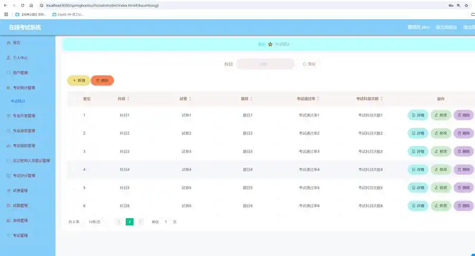 如何设计MySQL表结构以支持在线考试系统考试成绩的全面统计？