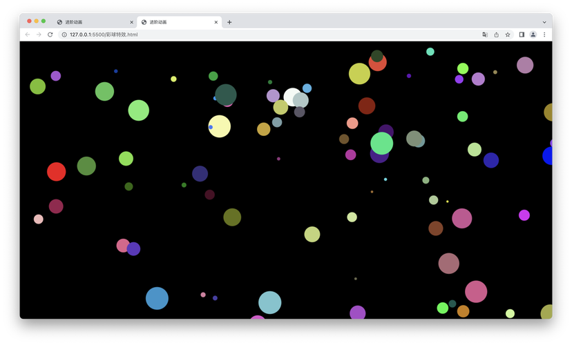 如何用原生JavaScript Canvas实现一个长尾词的下雪动画效果？