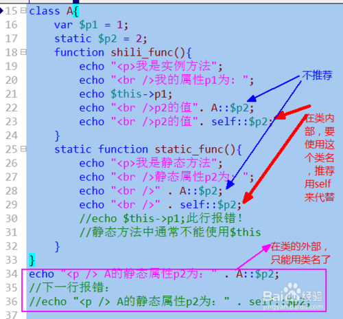 PHP中self和this关键字有何本质区别？
