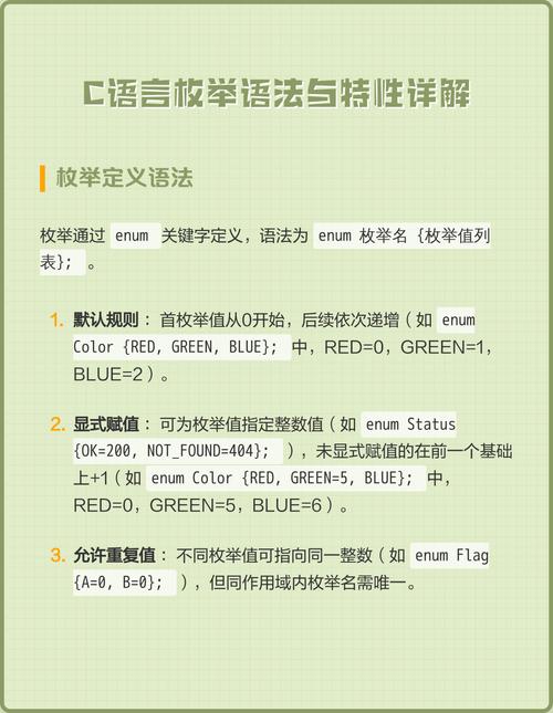 C语言基本语法有哪些特点？