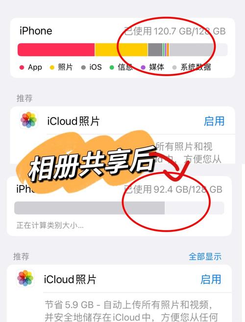 128GB入门款苹果云空间能存放多少张照片？