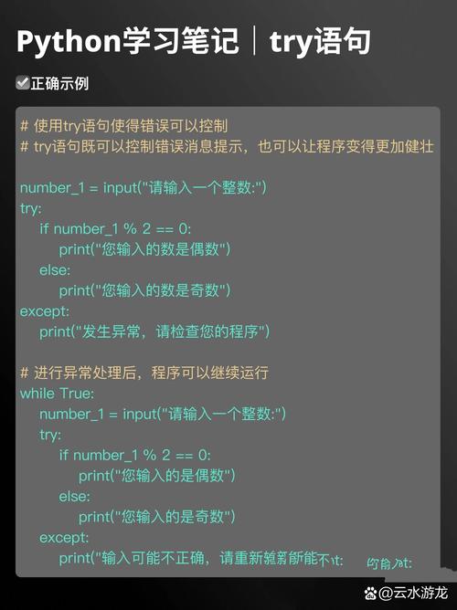 如何将Python中的try-except异常处理改写为一个长尾词的？