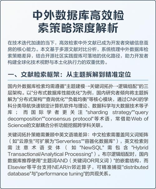 如何实施针对核心数据库的精细深度检索策略？
