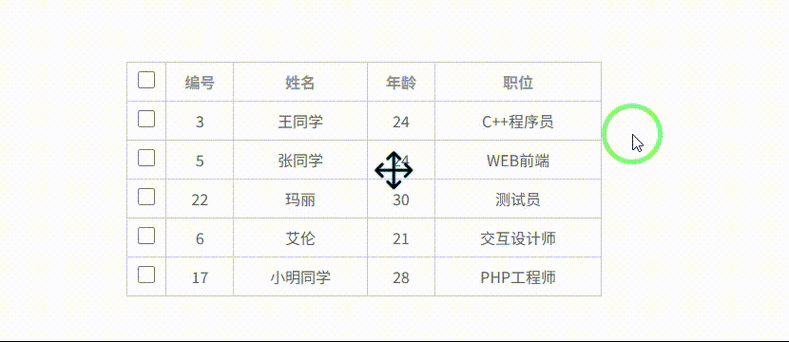 如何用JavaScript编写实现动态生成表格及添加动态交互效果的方法？