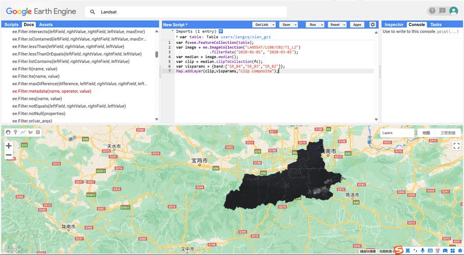 如何使用Google Earth Engine（GEE）实现分幅显示地图功能？