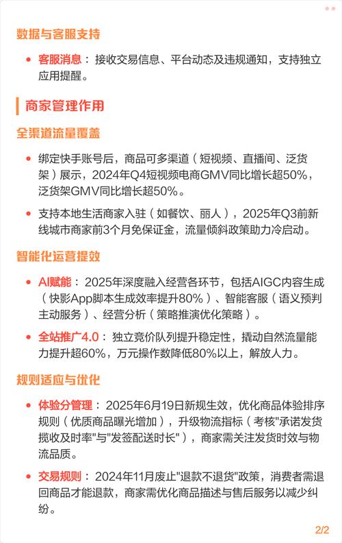 快手小店新规中商品推广管理四大要点具体有哪些？