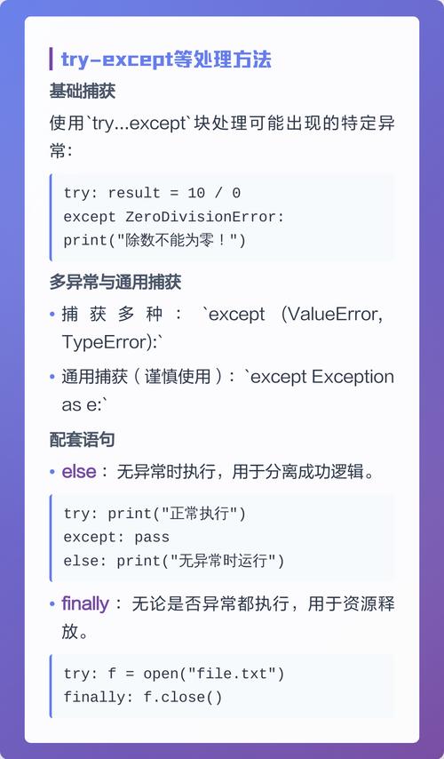 Python中如何详细解析和处理异常？