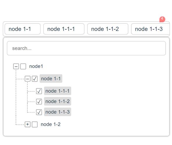 Vue2 ElementUI如何实现下拉树形多选框，长尾词？