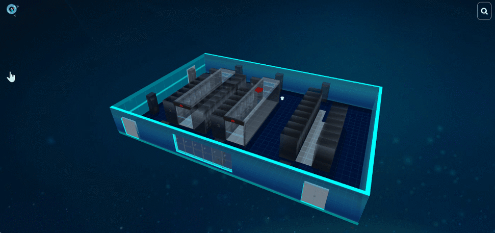 如何用Three.js打造逼真的3D机房场景效果？