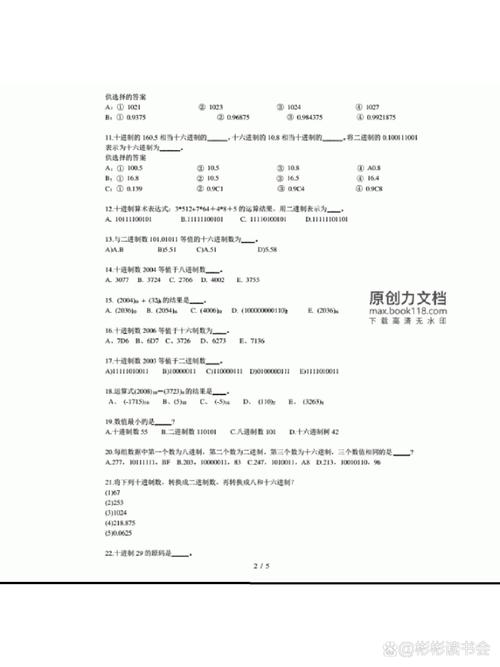 有哪些面试题涉及进制转换的实际应用案例？