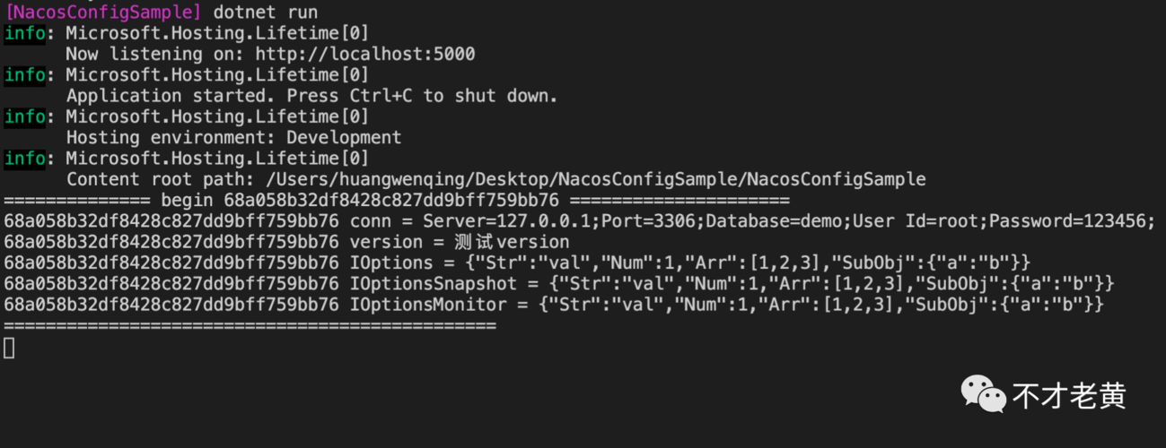 如何在.NET Core中以最原生方式直接读取Nacos配置？