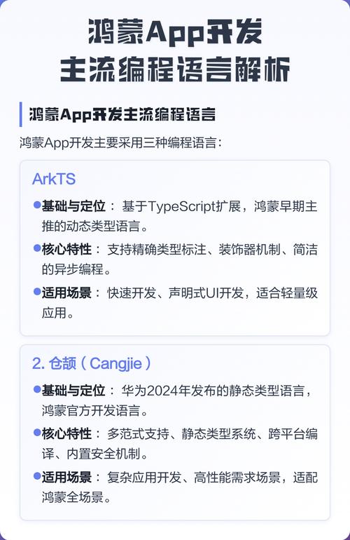 鸿蒙系统主要采用哪种编程语言进行开发？