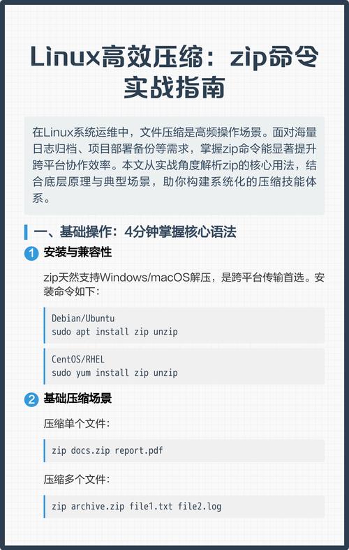 如何使用unzip命令解压4.4 Linux版本的.zip文件？