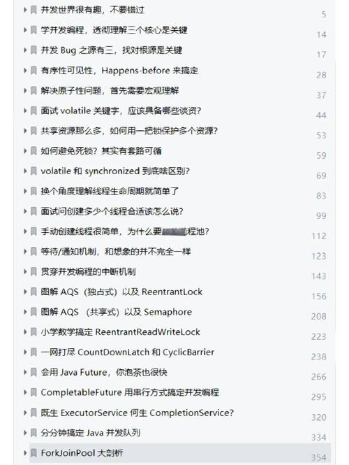 Java并发编程中，有哪些基础Demo值得学习？