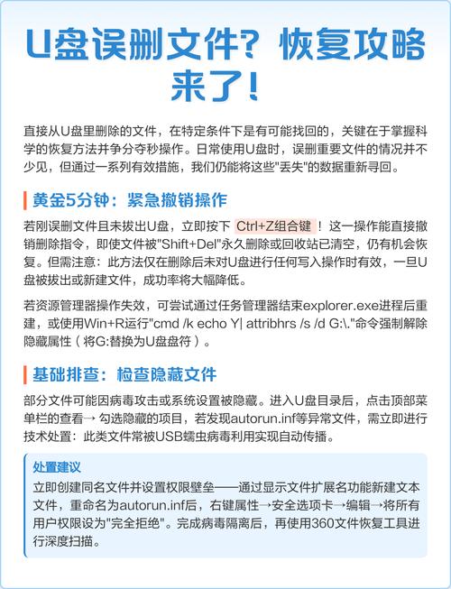 如何恢复U盘中被隐藏的文件显示？