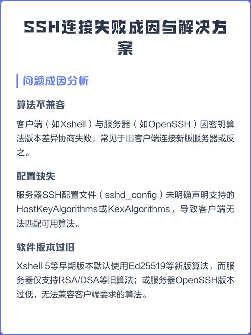 SSH连接服务器失败怎么办？快速排查解决方法有哪些？