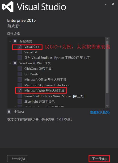 Visual Studio 2015是否支持asp.net-core的ASP.NET核心开发？