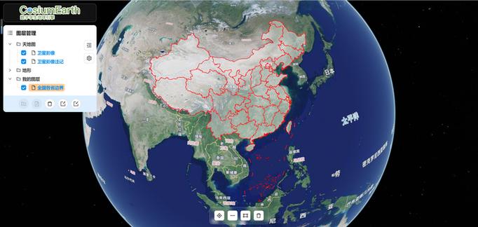 如何使用Cesium技术实现卫星在轨绕地球旋转的3D动画效果？