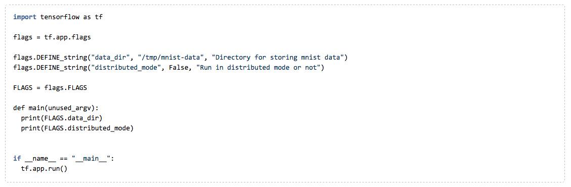 TensorFlow的tf.app.flags模块如何进行命令行参数解析？