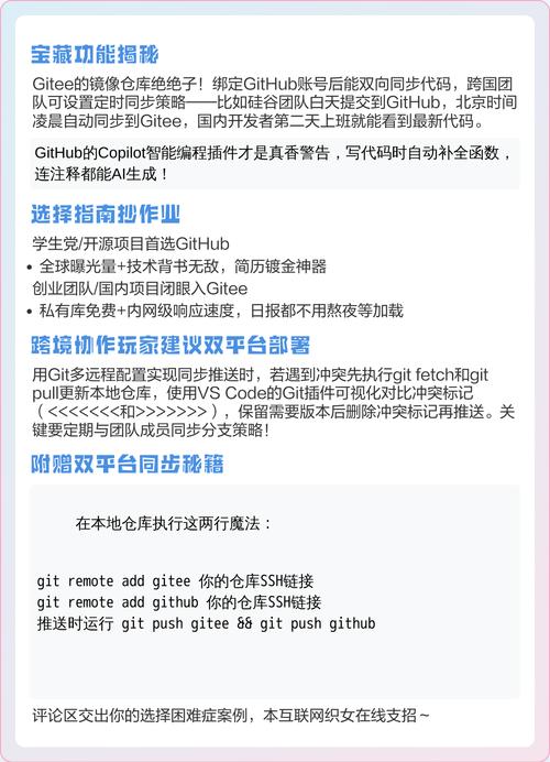 码云和Gitee在功能和服务上有哪些具体差异？