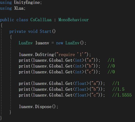 Lua中的数据类型有哪些？