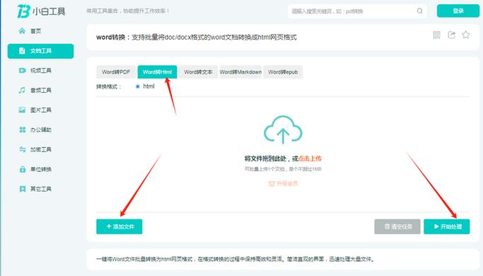 如何用Python批量将Word文档转换为HTML格式？