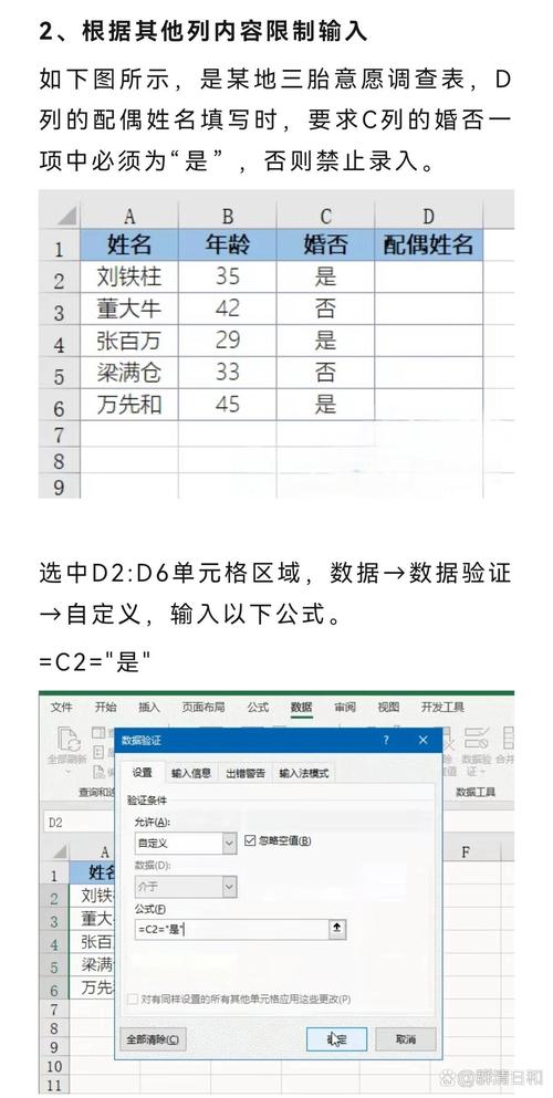 如何正确输入数据有效性序列的来源信息？
