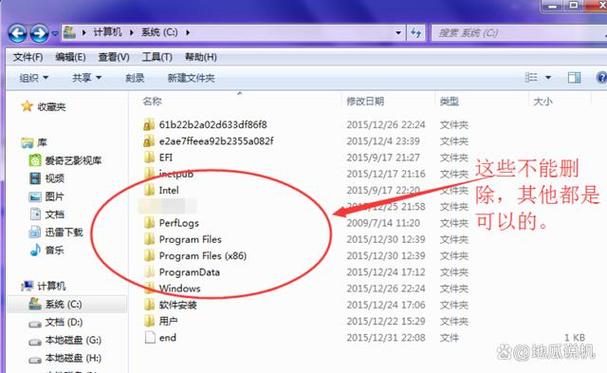 c盘用户文件夹内容能否安全删除？