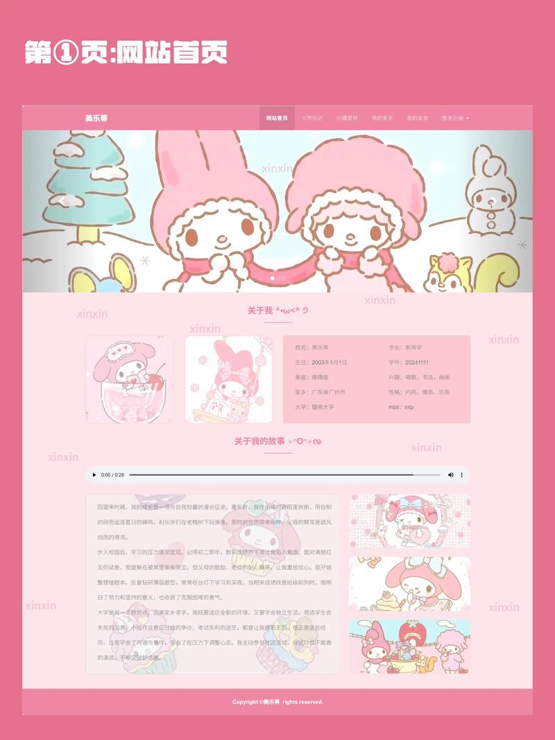 如何设计既创意又实用的个人博客网页展示图？