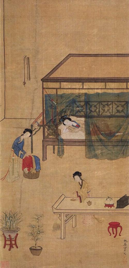 古代女性的闺房里，诉不尽女儿心事，是怎样的景象呢？