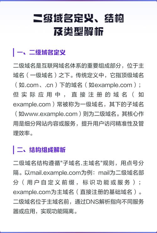 二级域名是什么意思？
