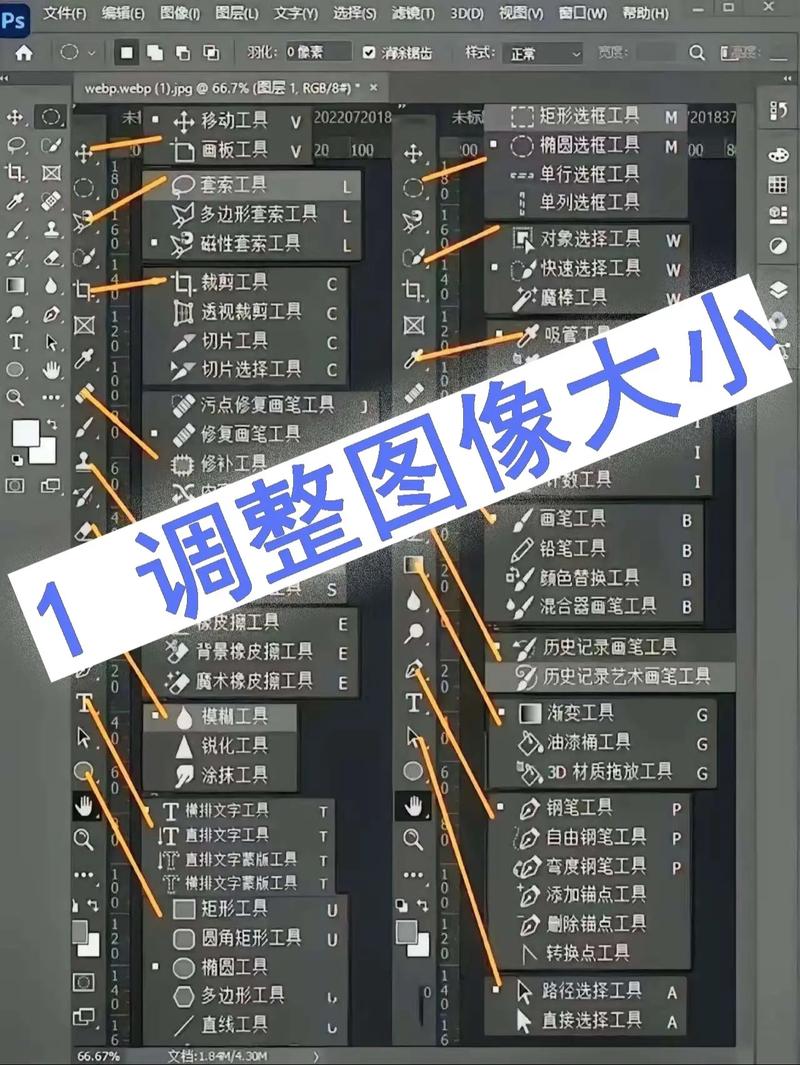 如何将图片在PS中调整成指定形状？